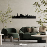 Skyline Terschelling Zwart glanzend gerecycled kunststof cadeau decoratie relatiegeschenk van WoodWideCities