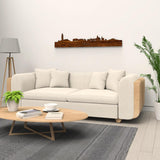Skyline Texel Palissander houten cadeau decoratie relatiegeschenk van WoodWideCities