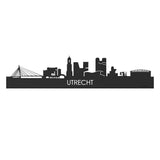 Skyline Utrecht Black houten cadeau decoratie relatiegeschenk van WoodWideCities