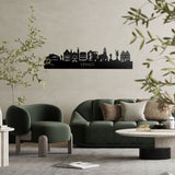 Skyline Venlo Zwart glanzend gerecycled kunststof cadeau decoratie relatiegeschenk van WoodWideCities