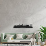 Skyline Vlaardingen Zwart houten cadeau decoratie relatiegeschenk van WoodWideCities