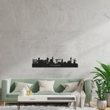 Skyline Vlissingen Zwart houten cadeau decoratie relatiegeschenk van WoodWideCities