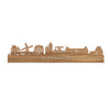 Skyline Westerwolde Eiken houten cadeau decoratie relatiegeschenk van WoodWideCities