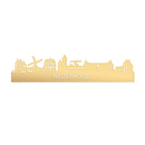 Skyline Westerwolde Metallic Goud gerecycled kunststof cadeau decoratie relatiegeschenk van WoodWideCities