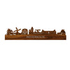 Skyline Westerwolde Palissander houten cadeau decoratie relatiegeschenk van WoodWideCities