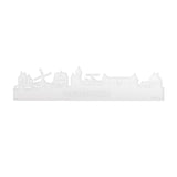 Skyline Westerwolde Wit glanzend gerecycled kunststof cadeau decoratie relatiegeschenk van WoodWideCities