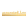 Skyline Woerden Metallic Goud gerecycled kunststof cadeau decoratie relatiegeschenk van WoodWideCities
