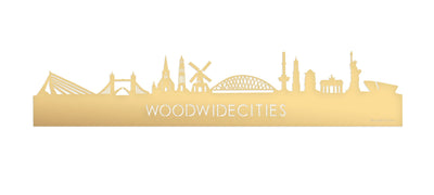 Skyline WoodWideCities Goud Metallic
