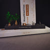Skyline Zaanstreek Zwart houten cadeau decoratie relatiegeschenk van WoodWideCities