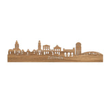 Skyline Zutphen Eiken houten cadeau decoratie relatiegeschenk van WoodWideCities