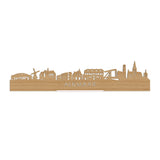 Standing Skyline Alkmaar Bamboe houten cadeau decoratie relatiegeschenk van WoodWideCities