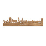 Standing Skyline Almelo Eiken houten cadeau decoratie relatiegeschenk van WoodWideCities