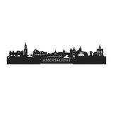 Standing Skyline Amersfoort Zwart houten cadeau decoratie relatiegeschenk van WoodWideCities