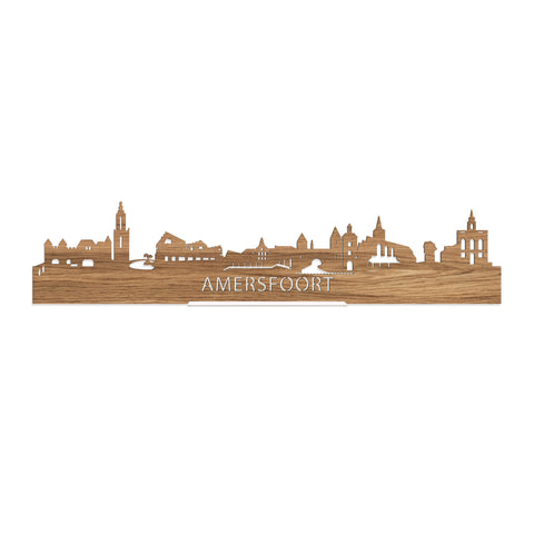 Standing Skyline Amersfoort Eiken houten cadeau decoratie relatiegeschenk van WoodWideCities
