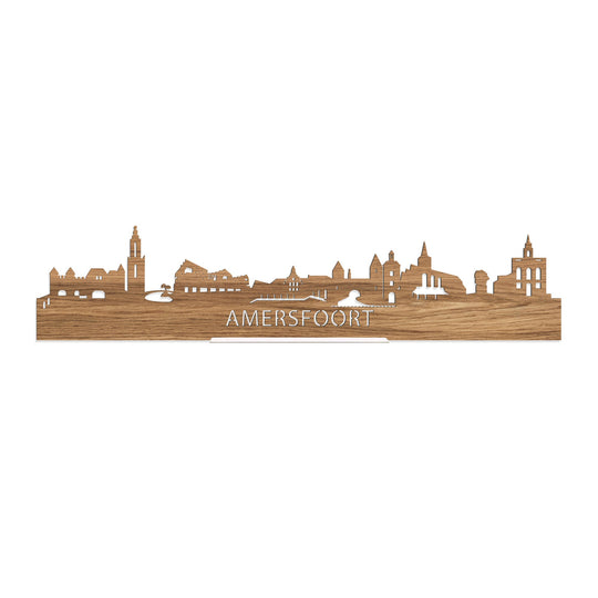 Standing Skyline Amersfoort Eiken houten cadeau decoratie relatiegeschenk van WoodWideCities