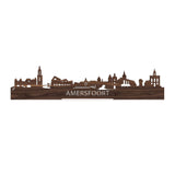 Standing Skyline Amersfoort Noten houten cadeau decoratie relatiegeschenk van WoodWideCities