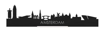 Standing Skyline Amsterdam Black