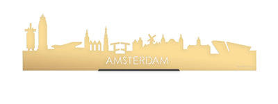 Standing Skyline Amsterdam Gold Metallic
