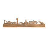 Standing Skyline Assen Eiken houten cadeau decoratie relatiegeschenk van WoodWideCities