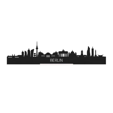 Standing Skyline Berlijn Black houten cadeau decoratie relatiegeschenk van WoodWideCities