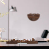 Standing Skyline Berlijn Noten houten cadeau decoratie relatiegeschenk van WoodWideCities