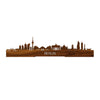 Standing Skyline Berlijn Palissander houten cadeau decoratie relatiegeschenk van WoodWideCities