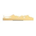 Standing Skyline Curaçao Goud Metallic