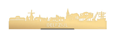 Standing Skyline Delfzijl Gold Metallic
