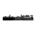 Standing Skyline Delfzijl Black Glossy