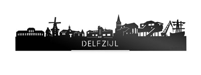 Standing Skyline Delfzijl Black Glossy