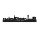 Standing Skyline Doetinchem Zwart houten cadeau decoratie relatiegeschenk van WoodWideCities