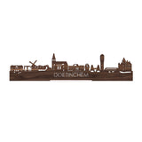 Standing Skyline Doetinchem Noten houten cadeau decoratie relatiegeschenk van WoodWideCities