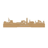 Standing Skyline Dronten Bamboe houten cadeau decoratie relatiegeschenk van WoodWideCities
