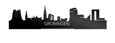 Standing Skyline Groningen Zwart Glanzend