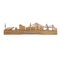 Standing Skyline Hamburg Eiken