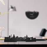 Standing Skyline Heerlen Zwart houten cadeau decoratie relatiegeschenk van WoodWideCities