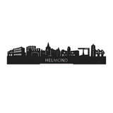 Standing Skyline Helmond Black 40 cm  houten cadeau decoratie relatiegeschenk van WoodWideCities