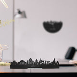 Standing Skyline Hoorn Zwart houten cadeau decoratie relatiegeschenk van WoodWideCities