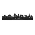 Standing Skyline Horn Black