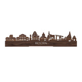 Standing Skyline Hoorn Noten houten cadeau decoratie relatiegeschenk van WoodWideCities