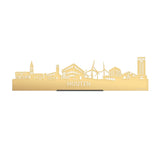 Standing Skyline Houten Goud Metallic