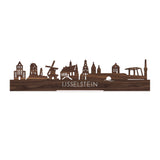 Standing Skyline IJsselstein Noten houten cadeau decoratie relatiegeschenk van WoodWideCities