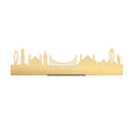 Standing Skyline Istanbul Goud Metallic