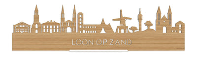 Standing Skyline Loon on Sand Bamboo