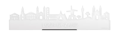 Standing Skyline Loon op Zand White Glossy