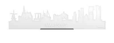 Standing Skyline Maassluis White Glossy