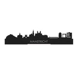 Standing Skyline Maastricht Black houten cadeau decoratie relatiegeschenk van WoodWideCities