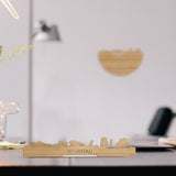 Standing Skyline Meerstad Bamboe houten cadeau decoratie relatiegeschenk van WoodWideCities