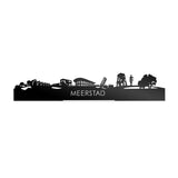 Standing Skyline Meerstad Zwart glanzend gerecycled kunststof cadeau decoratie relatiegeschenk van WoodWideCities