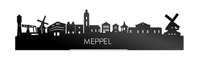 Standing Skyline Meppel Black Glossy